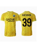 Moške Nogometnih dresov Paris Saint-Germain Matvei Safonov #39 Vratar Tretji 2024-25 Kratki rokavi